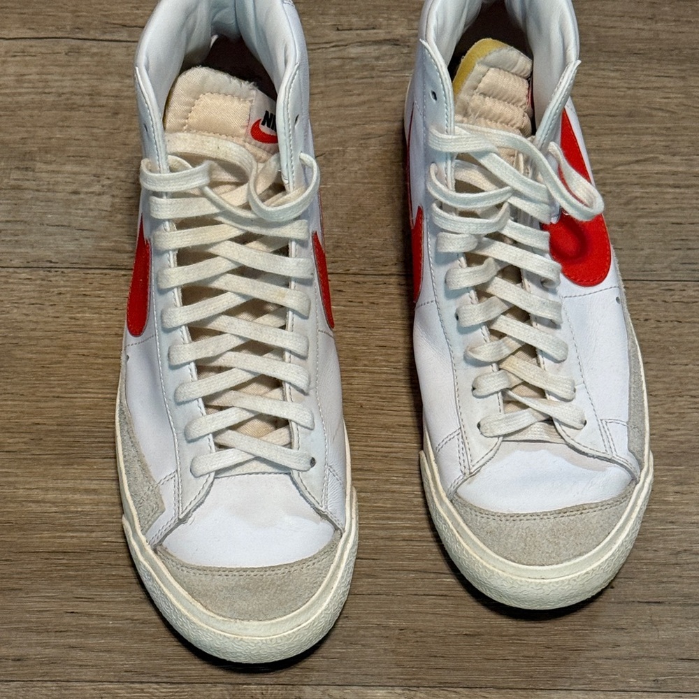 Nike White w/Red Blazers